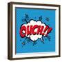 Pop Art Ouch-DAVIDS47-Framed Art Print