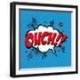 Pop Art Ouch-DAVIDS47-Framed Art Print