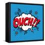 Pop Art Ouch-DAVIDS47-Framed Stretched Canvas