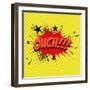 Pop Art Ouch-DAVIDS47-Framed Art Print