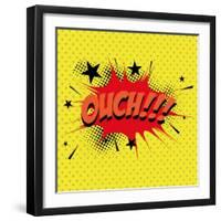 Pop Art Ouch-DAVIDS47-Framed Art Print