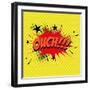 Pop Art Ouch-DAVIDS47-Framed Art Print