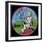 Pop Art Pan Circle-Howie Green-Framed Giclee Print