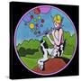 Pop Art Pan Circle-Howie Green-Stretched Canvas