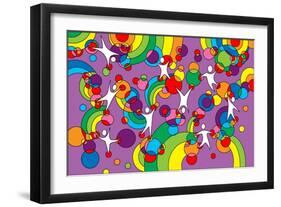 Pop Art Playground-Howie Green-Framed Giclee Print