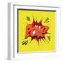 Pop Art Pow-DAVIDS47-Framed Art Print