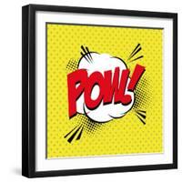 Pop Art Pow-DAVIDS47-Framed Art Print