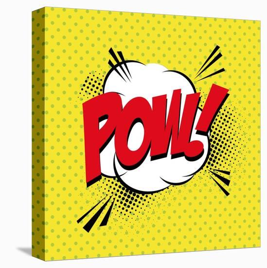 Pop Art Pow-DAVIDS47-Stretched Canvas