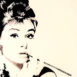 Just Smokin Audrey Hepburn-Pop Art Queen-Laminated Giclee Print