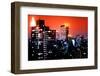 Pop Art - Red Night View - New York City - United States-Philippe Hugonnard-Framed Photographic Print