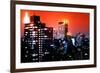 Pop Art - Red Night View - New York City - United States-Philippe Hugonnard-Framed Photographic Print