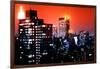 Pop Art - Red Night View - New York City - United States-Philippe Hugonnard-Framed Photographic Print