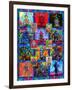 Pop Art Robots-Howie Green-Framed Giclee Print