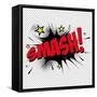 Pop Art Smash-DAVIDS47-Framed Stretched Canvas