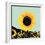 Pop Art Sunflower I-Jacob Green-Framed Art Print