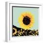Pop Art Sunflower I-Jacob Green-Framed Art Print