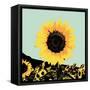 Pop Art Sunflower I-Jacob Green-Framed Stretched Canvas