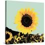 Pop Art Sunflower I-Jacob Green-Stretched Canvas