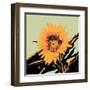 Pop Art Sunflower II-Jacob Green-Framed Art Print