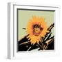 Pop Art Sunflower II-Jacob Green-Framed Art Print