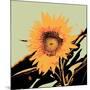 Pop Art Sunflower II-Jacob Green-Mounted Art Print