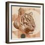 Pop Art Tiger I-Jacob Green-Framed Art Print