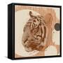 Pop Art Tiger II-Jacob Green-Framed Stretched Canvas