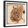 Pop Art Tiger II-Jacob Green-Framed Art Print