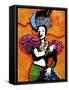 Pop Art Tutti Fruiti Lady-Howie Green-Framed Stretched Canvas