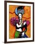 Pop Art Tutti Fruiti Lady-Howie Green-Framed Giclee Print