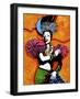 Pop Art Tutti Fruiti Lady-Howie Green-Framed Giclee Print