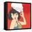 Pop Art Woman Cook-Eva Andreea-Framed Stretched Canvas