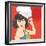 Pop Art Woman Cook-Eva Andreea-Framed Art Print