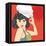 Pop Art Woman Cook-Eva Andreea-Framed Stretched Canvas