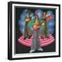 Pop Band, from 'Carnaby Street' by Tom Salter, 1970-Malcolm English-Framed Giclee Print