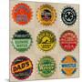 Pop Bottletops I-The Vintage Collection-Mounted Giclee Print