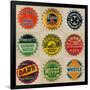 Pop Bottletops I-The Vintage Collection-Framed Giclee Print