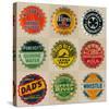 Pop Bottletops I-The Vintage Collection-Stretched Canvas