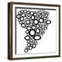 Pop Circles-Jan Weiss-Framed Art Print