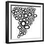 Pop Circles-Jan Weiss-Framed Art Print
