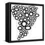 Pop Circles-Jan Weiss-Framed Stretched Canvas