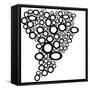 Pop Circles-Jan Weiss-Framed Stretched Canvas