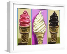 Pop Cones-Howie Green-Framed Giclee Print