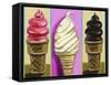 Pop Cones-Howie Green-Framed Stretched Canvas