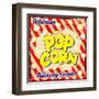 Pop Corn Vintage Poster-radubalint-Framed Art Print