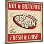 Pop Corn Vintage Poster-radubalint-Mounted Art Print