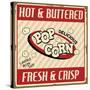 Pop Corn Vintage Poster-radubalint-Stretched Canvas