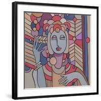 Pop Deco Lady 512-Howie Green-Framed Giclee Print