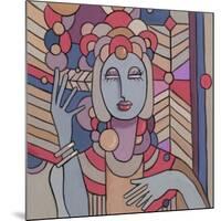 Pop Deco Lady 512-Howie Green-Mounted Giclee Print