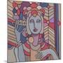 Pop Deco Lady 512-Howie Green-Mounted Giclee Print